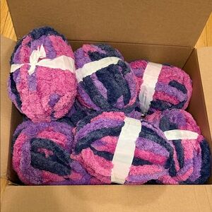 Pink and Purple Yarn Bundle